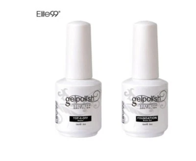 Smalto Gel Base Top Coat Opaco Top Coat Lucido UV LED Smalto Manicure 15ml - Immagine 1 di 4