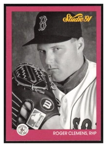 1991 Studio #14 Roger Clemens - Boston Red Sox - Picture 1 of 2