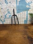 Antique 3-Tine Fish Eel Frog Hand Gig Tool Spear Fishing Fork Head Iron