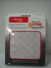 Playtex Diaper Genie Expressions Diaper Pail Fabric Sleeve, Pink Starburst