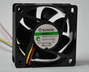 Ventilador Sunon 60x60x25 mm MF60251VX-G99 DC 12V 5200 R/min 31dBA vaporizador 3 cables - Imagen 1 de 2