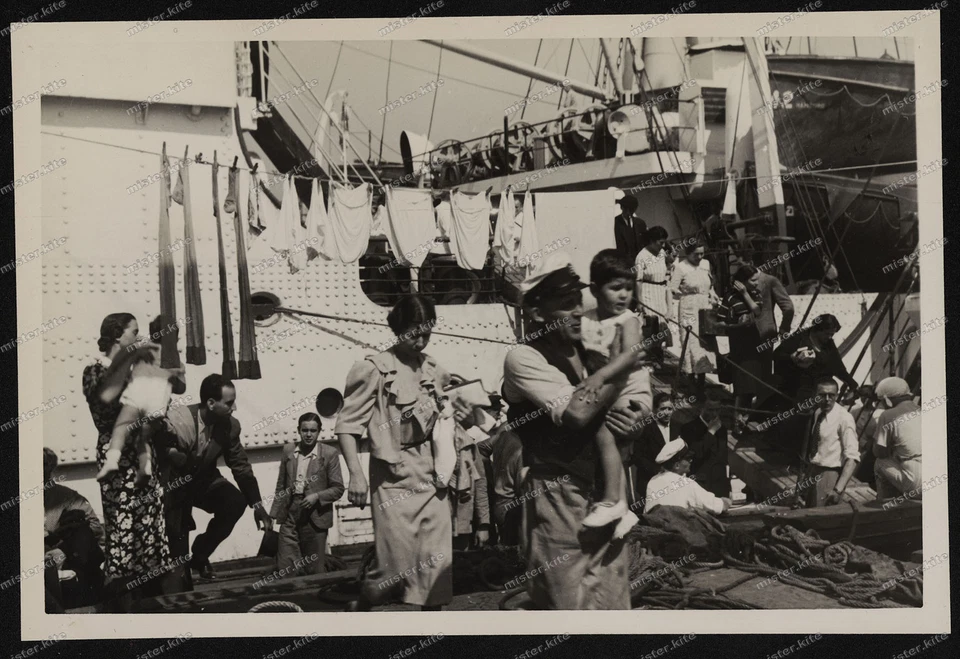 wohnschiff monte sarmiento-Deutsche Flüchtlinge-Rede Barcelona-Guerra civil-19 - Bild 1 von 1