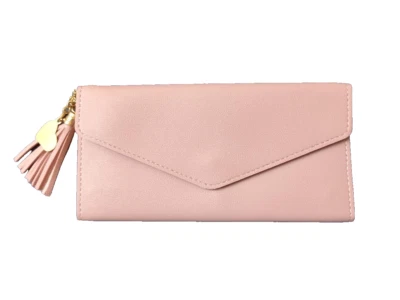 Womens Soft Leather Envelope Wallet Long Trifold Purse Fashion Handbag Clutch US - Image 1 of 4
