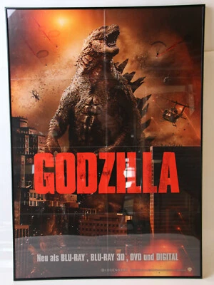 Original Godzilla Filmplakat Filmposter A1 Alurahmen schwarz - Bild 1 von 4