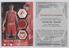 2007-08 Topps Stadium Club Full Court Press Relics /499 Joakim Noah Rookie RC