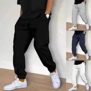 Men's Pants Casual Fashion Sports Pants Gym Sport Trousers for Men Jogger Pant - Picture 1 of 29