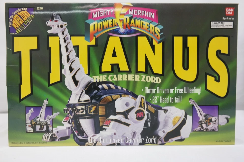 1993 Bandai 2240 Titanus Mighty Morphin Power Rangers The Carrier Zord