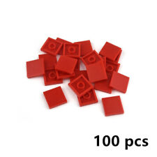 100pcs Ceramic Flat Tile 2x2 3068 Building Blocks Bricks Toy DIY - Many colors