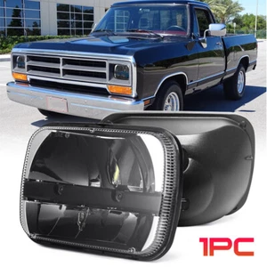 For Dodge D150/250/350 W150/250/350 Ram 50 7X6 5X7" LED Headlight H4 Hi/Lo Bulb - Picture 1 of 16
