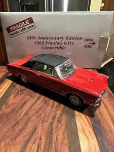DANBURY MINT 1965 PONTIAC GTO CONVERTIBILE 45° Anniversario Edizione 1:24 - Foto 1 di 12
