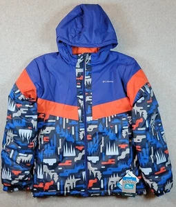 Columbia Lightning Lift III Puffer Jacket Boys XL Multicolor Hooded Waterproof - Picture 1 of 18