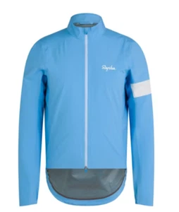 RAPHA Men's Core Bike Rain Jacket WATERPROOF All Aboard/White Alyssum LARGE $180 - Picture 1 of 2