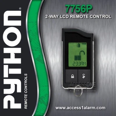 NEW Python 7756P 2-Way LCD Remote Control EZSDEI7756 For DS3 DS4 5706P 4606P - Image 1 of 3