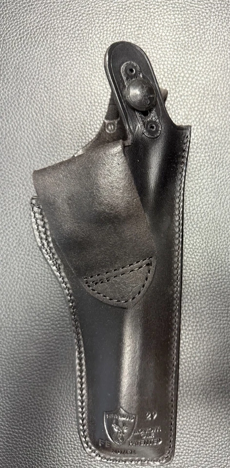 SAFARILAND BLACK LEATHER HOLSTER - MODEL 29 LH MD / FR - Image 1 of 2