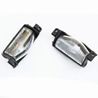 2Pcs License Plate Light Rear Bumper Lamp Housing Cover For Mazda 2 3 09-13