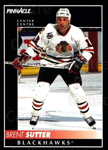 1992-93 Pinnacle Canadian #39 Brent Sutter - Image 1 of 1