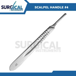 Scalpel Handle Surgical Dental Veterinary Instrument #4 Stainless German Grade - Picture 1 of 8