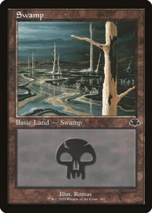 1x Swamp (#407) - Foil Retro Frame NM Eng MTG - Dominaria Remastered - Photo 1 sur 1