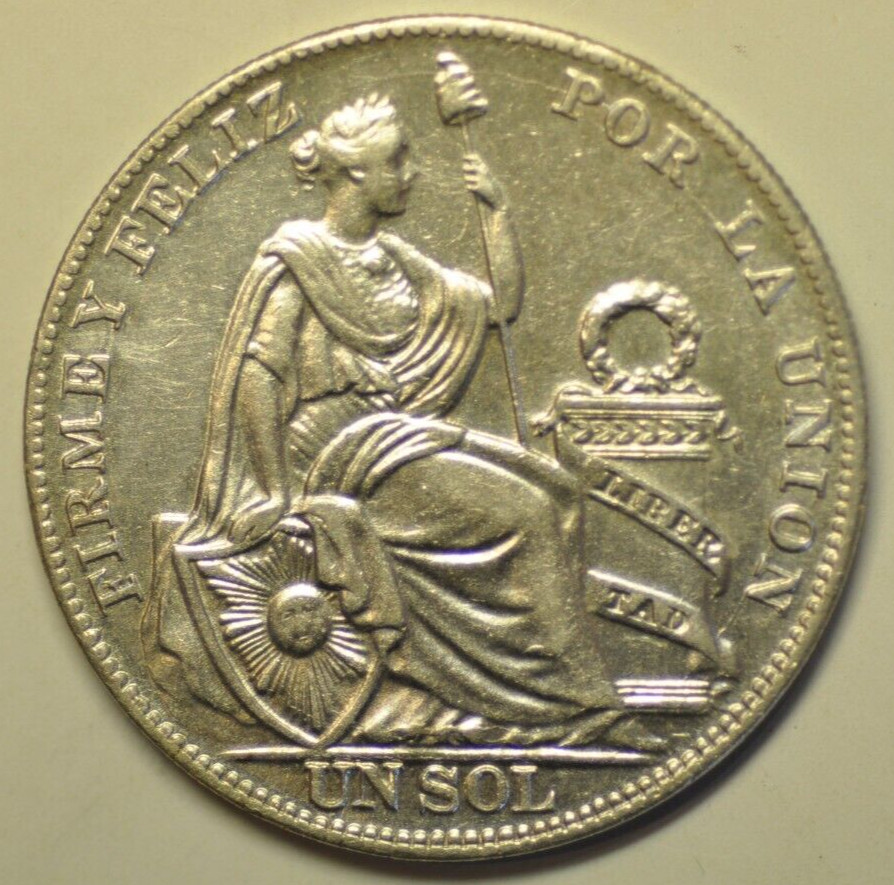コレクション 1934 PERU SOL NGC AU DETAILS コレクション 1934 PERU SOL NGC AU DETAILS 1934 Peru Sol Coin
