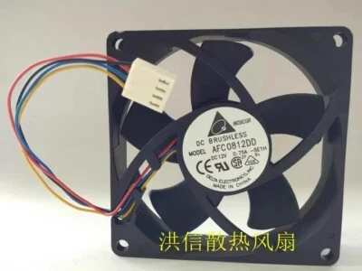 Delta 8020 AFC0812DD 12V 0.75A 80*20MM 8CM 4-Pin PWM Cooling Fan - Image 1 of 2