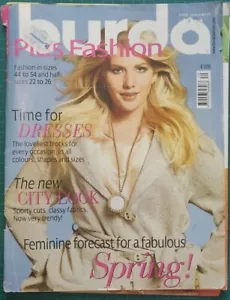 BURDA SONDERMAGAZIN MIT UNGESCHNITTENEN MUSTERN 2008 PLUS MODE IN ENGLISCHER SPRACHE - Bild 1 von 1