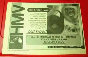 The Other Two Tasty Fish ORIG 1991 Press/Mag ADVERT 11.5"x 8.5 New Order/Factory - Picture 1 of 3