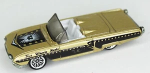 Vintage Hot Wheels Reels 1953 FORD THUNDERBIRD T-Bird 1:64 Gold Convertible - Picture 1 of 6