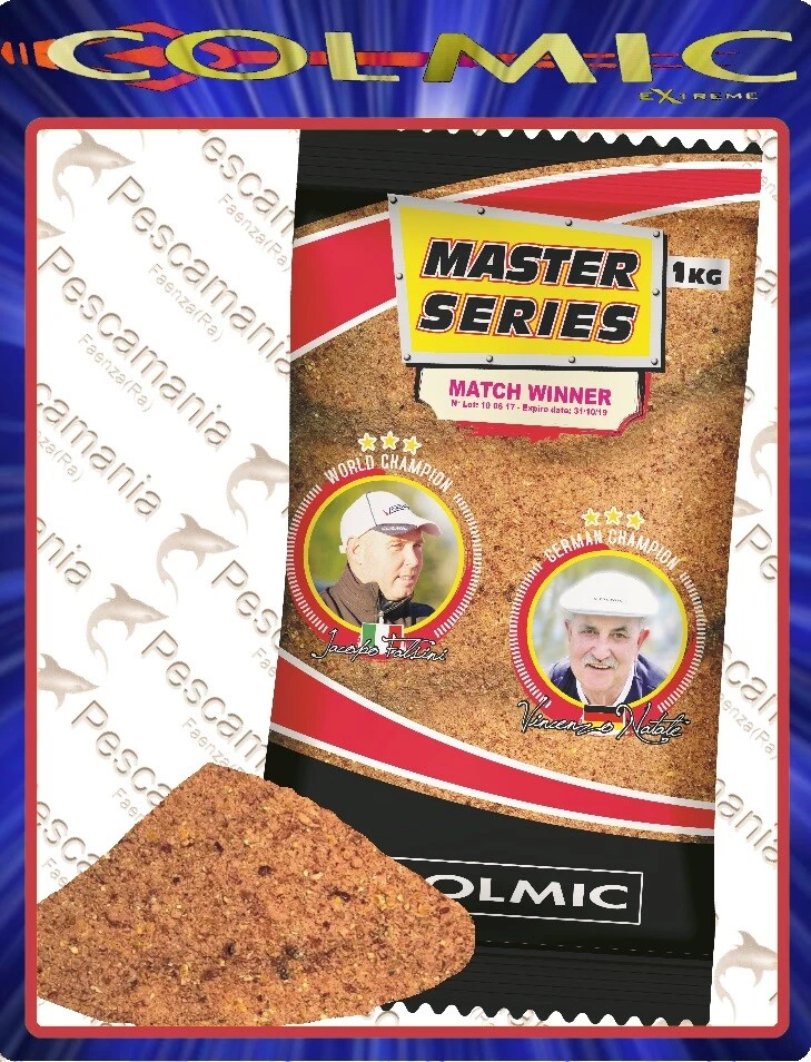 Köder Colmic Master Series Match Winner 1 Kg Gewürzter Karpfen Karamell - Bild 1 von 1