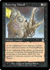 MTG 1x Festering Wound Urza's Destiny Card Magic The Gathering