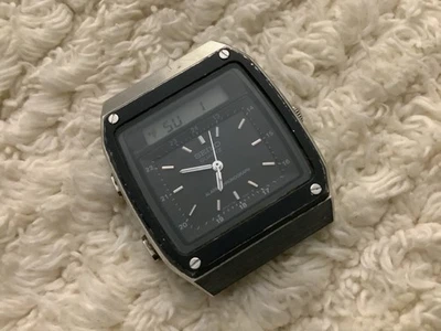 Vintage 1983 Seiko H357-5049 LCD Digital / Analog Watch Rare Runs 7 Jewel Japan - Image 1 of 4