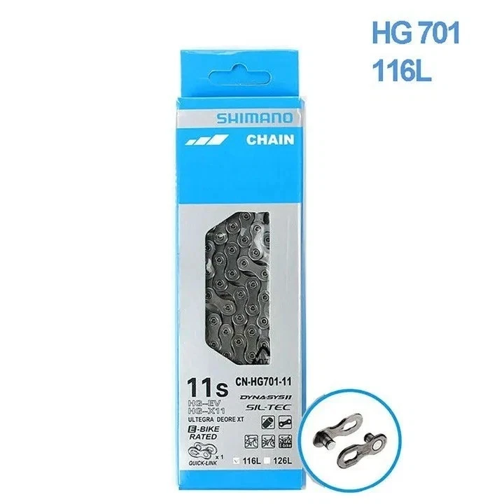 Shimano CN-HG701 Catena Ultegra XT 11V 116 Maglie e-BIKE Corsa Mtb - Immagine 1 di 4