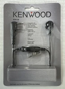 Kenwood KHS-26 czarne tylko douszne zestawy słuchawkowe - Zdjęcie 1 z 2