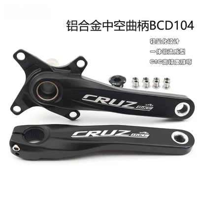  Bicycle Crankset 104BCD MTB Bike Crank 170mm175mm 32T 34T 36T 38T Chainring   - Image 1 of 4