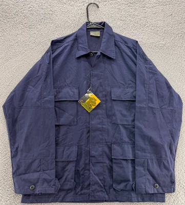 Chaqueta Camisa Rothco Ultra Force BDU - Azul Marino - Talla Mediana Regular - Nueva con Etiquetas Foto 1 de 4