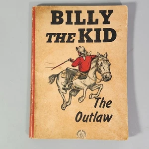 Billy The Kid The Outlaw by Pat Garrett 1946 MCM Atomic Books Children Paperback - Imagen 1 de 21