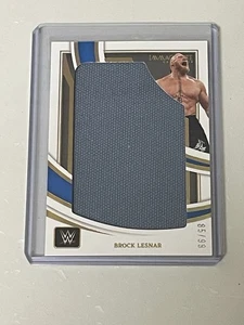 2022 Immaculate WWE Brock Lesnar Ring Canvas da 🔥WrestleMania 38🔥 85/99 Card - Foto 1 di 3