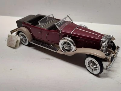 Franklin Mint Red Tan 1930 Duesenberg Model J Derham Touring Diecast Toy Car  - Image 1 of 4