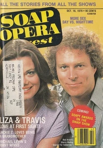 Soap Opera Digest Oct 16 1979 SHERRY MATHIS-ROD ARRANTS-PAUL STEVENS-RYAN'S HOPE - Picture 1 of 4