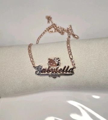 Gabriella Name Necklace Rose Gold  - Image 1 of 4