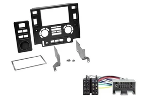 Kit de montaje doble DIN radio de coche para Land Rover Defender 2010-2016 negro - Imagen 1 de 3