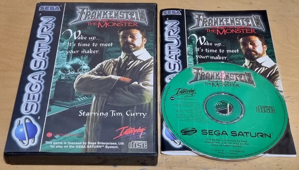 Frankenstein Through The Eyes Of The Monster for Sega Saturn Rare & Complete - Image 1 of 4