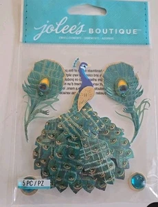 Jolee's Boutique Pfau 🦚 Scrapbooking Aufkleber - Bild 1 von 1