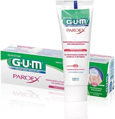 2X GUM Paroex 0,12 CHX Tooth Gel 75ml (2X 75ml) - Image 1 of 3