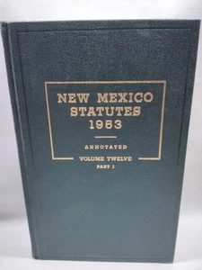 New Mexico Statutes 1953 Volume Twelve Part 1  1965 With 1975 Supplement - Bild 1 von 6