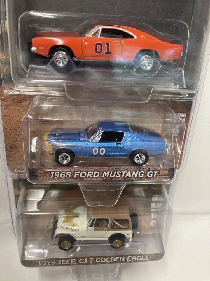 General Lee Daisys Jeep 00 Mustang All 3 Save Shipping Dukes of Hazzard diecast - Image 1 of 4