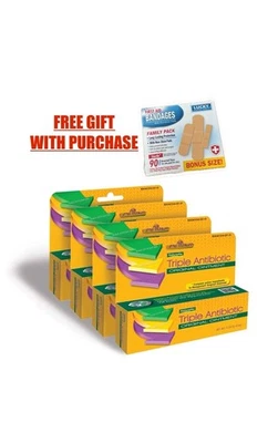 4X POMADA ANTIBIÓTICA TRIPLA NATUREPLEX Prevenir Infecção PRESENTE GRÁTIS FEITO NOS EUA - Imagem 1 de 4