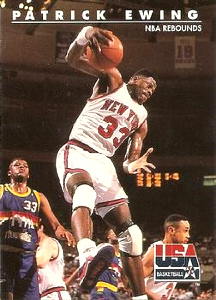 1992 SkyBox USA #27 Patrick Ewing New York Knicks HOF - Image 1 of 1