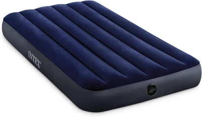 Twin Midnight Green Dura Beam Air Mattress Fiber Tech Durable Comfortable 10 ... - Image 1 of 4