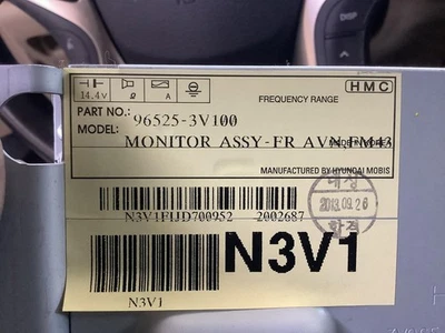 Used Infotainment Display fits: 2013 Hyundai Azera display screen w/navigation G Foto 1 de 4