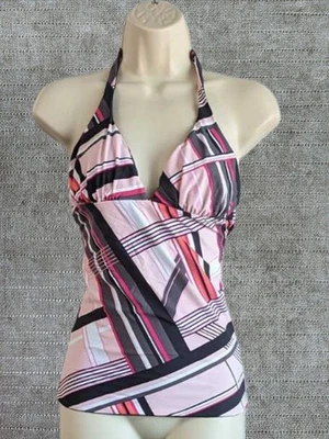 L (14) Moontide Bikini Camis Tankini Prendas para el torso D/DD con cable Cami Rosa Traje de baño Foto 1 de 3